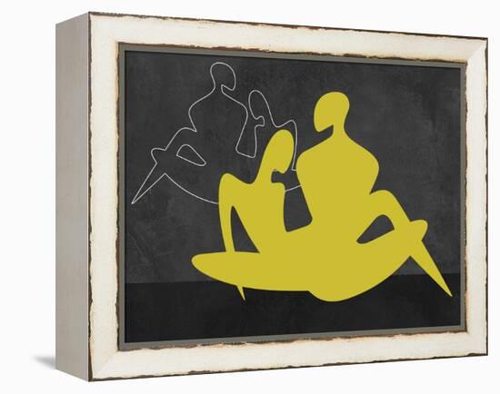 Yellow Couple-Felix Podgurski-Framed Stretched Canvas