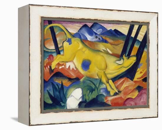 Yellow Cow, 1911-Franz Marc-Framed Premier Image Canvas