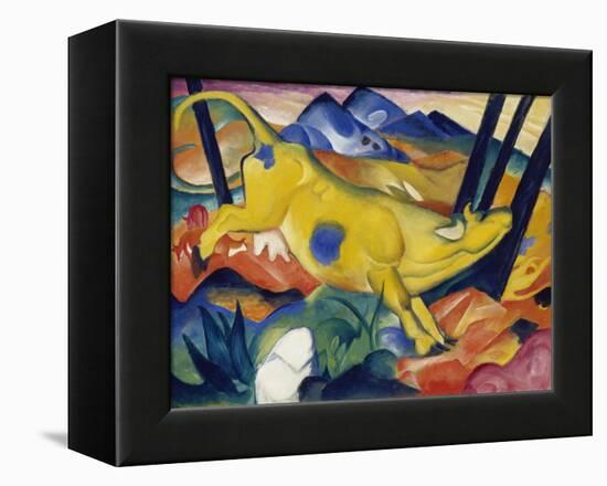 Yellow Cow, 1911-Franz Marc-Framed Premier Image Canvas