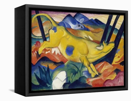 Yellow Cow, 1911-Franz Marc-Framed Premier Image Canvas