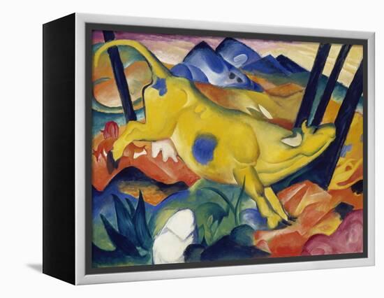 Yellow Cow, 1911-Franz Marc-Framed Premier Image Canvas