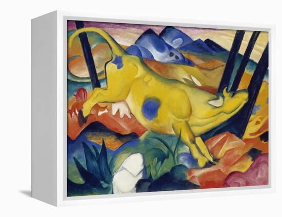 Yellow Cow, 1911-Franz Marc-Framed Premier Image Canvas