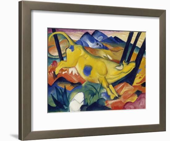 Yellow Cow, 1911-Franz Marc-Framed Giclee Print