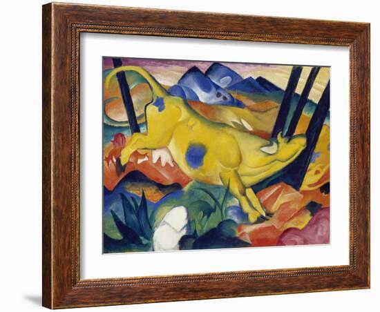 Yellow Cow, 1911-Franz Marc-Framed Giclee Print