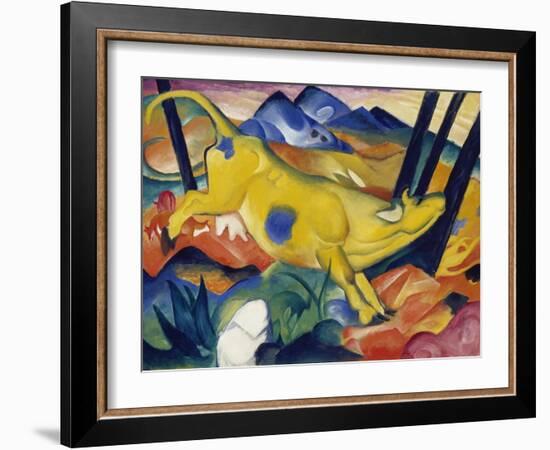 Yellow Cow, 1911-Franz Marc-Framed Giclee Print