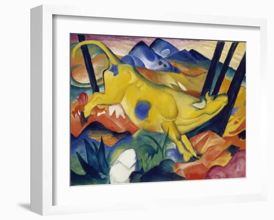 Yellow Cow, 1911-Franz Marc-Framed Giclee Print