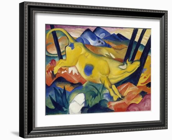 Yellow Cow, 1911-Franz Marc-Framed Giclee Print