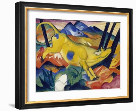 Yellow Cow, 1911-Franz Marc-Framed Giclee Print