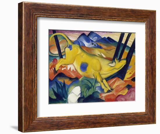 Yellow Cow, 1911-Franz Marc-Framed Giclee Print