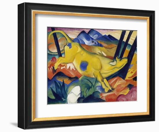 Yellow Cow, 1911-Franz Marc-Framed Giclee Print