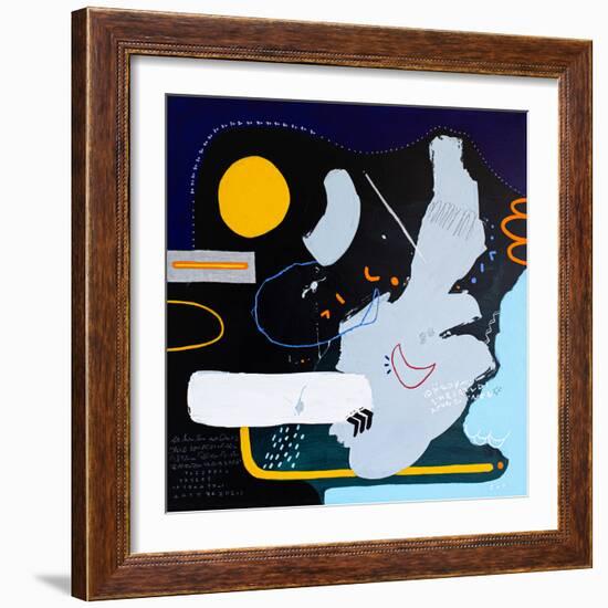 Yellow Dal-Hyunah Kim-Framed Art Print