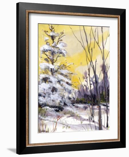 Yellow Dawn-null-Framed Giclee Print