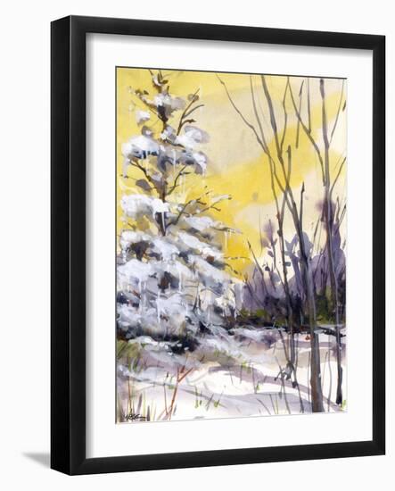 Yellow Dawn-null-Framed Giclee Print