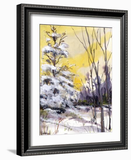 Yellow Dawn-null-Framed Giclee Print