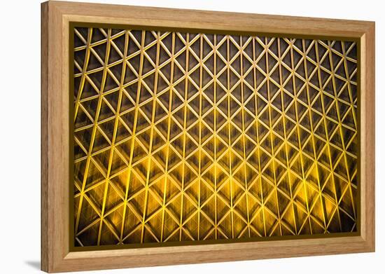 Yellow Diamonds-Adrian Campfield-Framed Premier Image Canvas