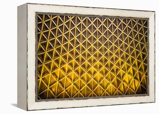 Yellow Diamonds-Adrian Campfield-Framed Premier Image Canvas