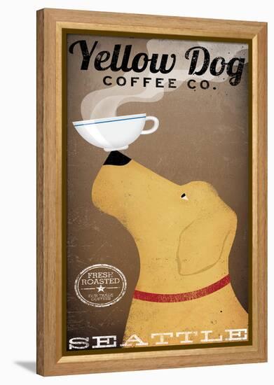 Yellow Dog Coffee Co Seattle-Ryan Fowler-Framed Stretched Canvas