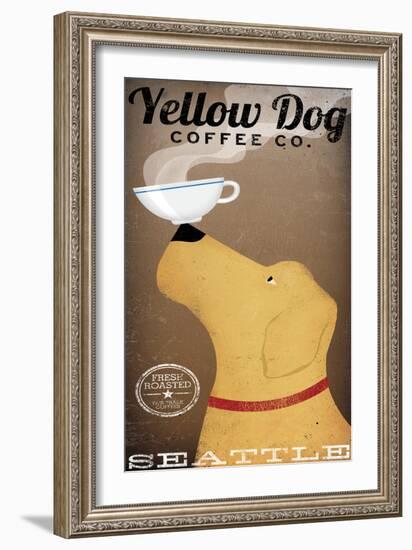 Yellow Dog Coffee Co Seattle-Ryan Fowler-Framed Art Print