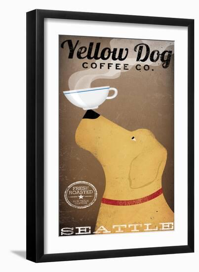 Yellow Dog Coffee Co Seattle-Ryan Fowler-Framed Art Print