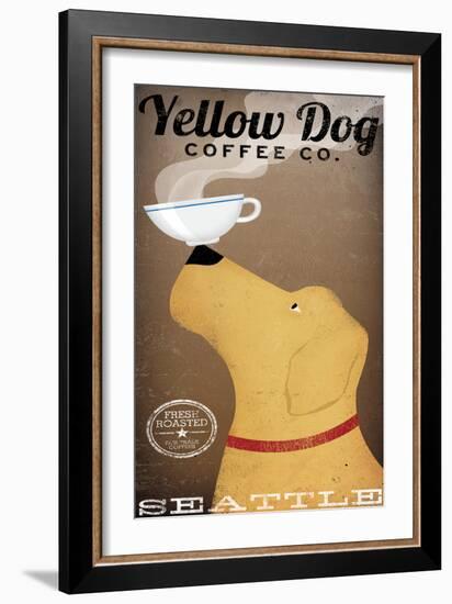 Yellow Dog Coffee Co Seattle-Ryan Fowler-Framed Art Print