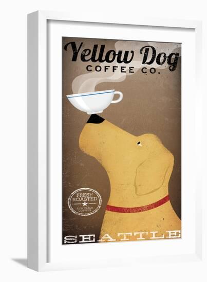 Yellow Dog Coffee Co Seattle-Ryan Fowler-Framed Art Print