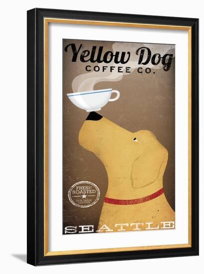 Yellow Dog Coffee Co Seattle-Ryan Fowler-Framed Art Print