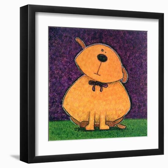 Yellow Dog-Kourosh-Framed Art Print