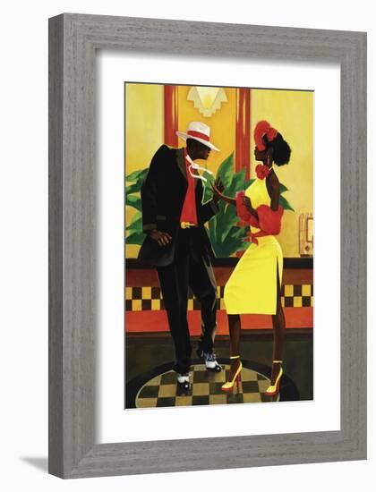 Yellow Dress-Graham Reynold-Framed Art Print