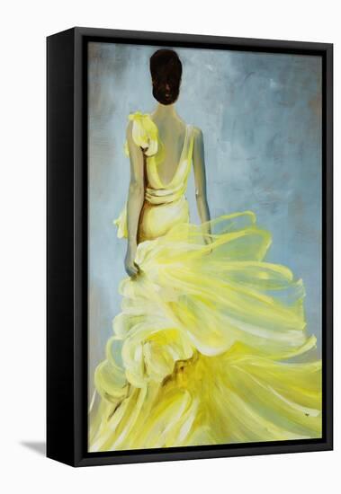 Yellow Dress-Kari Taylor-Framed Premier Image Canvas