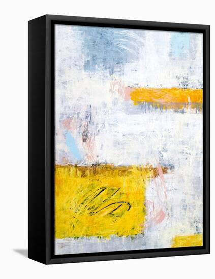 Yellow echo-Hyunah Kim-Framed Stretched Canvas