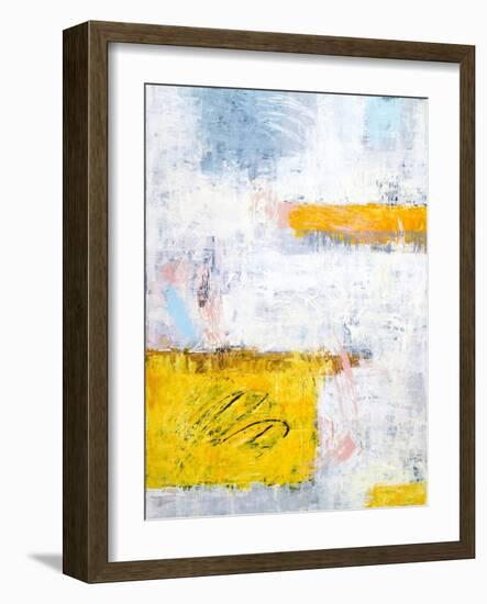 Yellow echo-Hyunah Kim-Framed Art Print