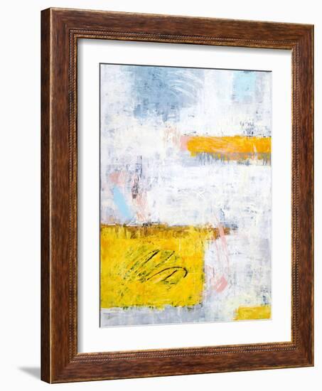 Yellow echo-Hyunah Kim-Framed Art Print