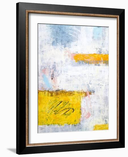 Yellow echo-Hyunah Kim-Framed Art Print