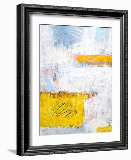 Yellow echo-Hyunah Kim-Framed Art Print