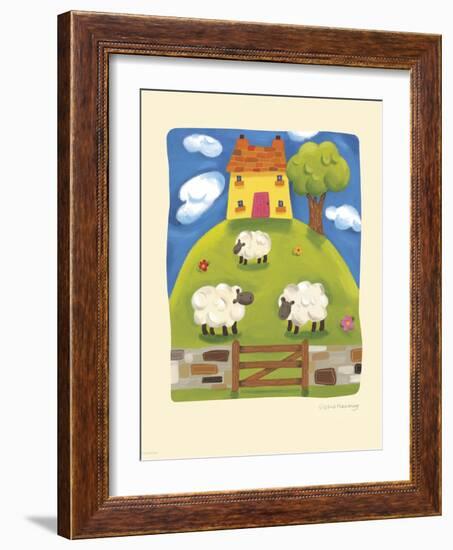 Yellow Farmhouse-Sophie Harding-Framed Art Print