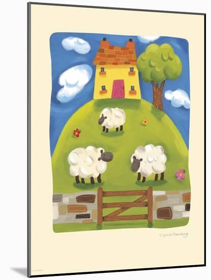 Yellow Farmhouse-Sophie Harding-Mounted Art Print