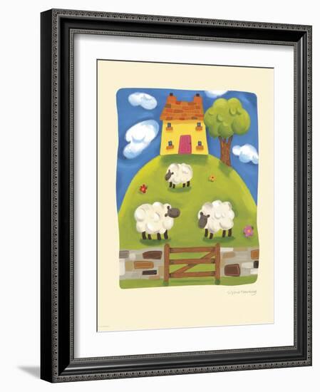 Yellow Farmhouse-Sophie Harding-Framed Art Print