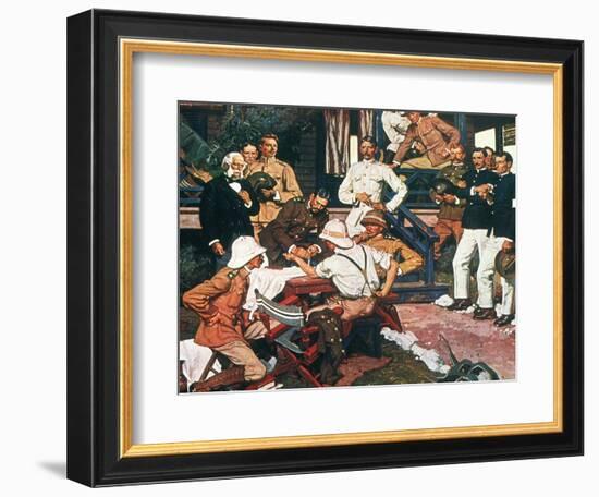 Yellow Fever, Cuba, C1900-Dean Cornwell-Framed Giclee Print