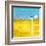 Yellow Field II-Hyunah Kim-Framed Art Print