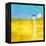 Yellow Field II-Hyunah Kim-Framed Stretched Canvas