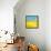 Yellow Field II-Hyunah Kim-Framed Stretched Canvas displayed on a wall