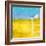 Yellow Field II-Hyunah Kim-Framed Art Print