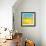 Yellow Field II-Hyunah Kim-Framed Art Print displayed on a wall