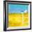 Yellow Field II-Hyunah Kim-Framed Art Print