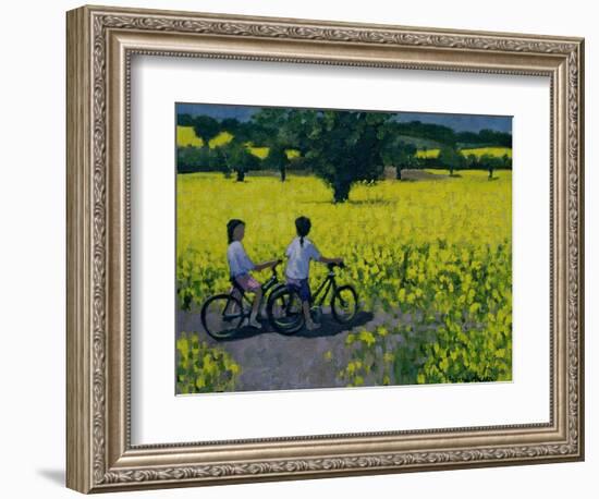 Yellow Field, Kedleston, Derby-Andrew Macara-Framed Giclee Print