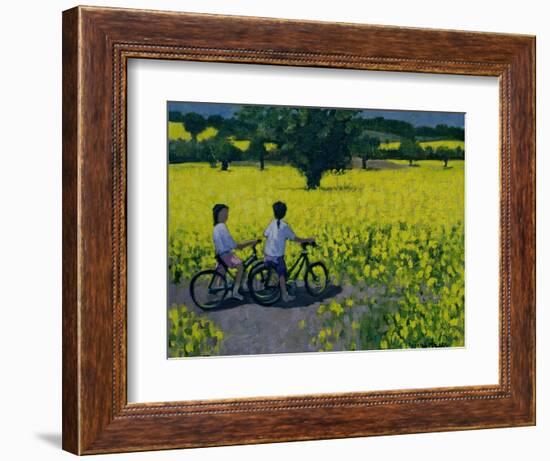 Yellow Field, Kedleston, Derby-Andrew Macara-Framed Giclee Print