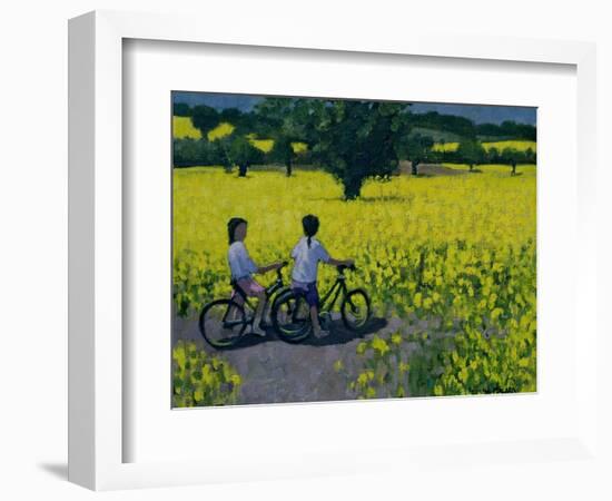 Yellow Field, Kedleston, Derby-Andrew Macara-Framed Giclee Print