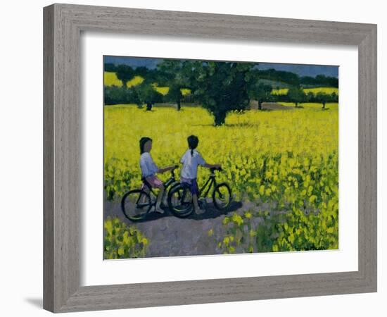 Yellow Field, Kedleston, Derby-Andrew Macara-Framed Giclee Print