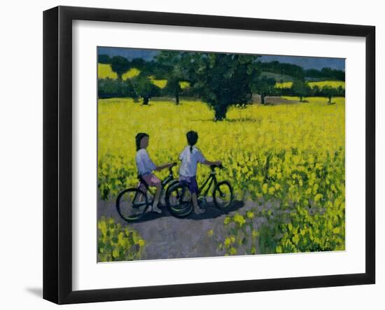 Yellow Field, Kedleston, Derby-Andrew Macara-Framed Giclee Print