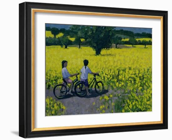 Yellow Field, Kedleston, Derby-Andrew Macara-Framed Giclee Print